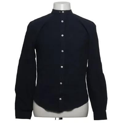 Shirt (Blauw) van A.M.London Katoen, Linnen