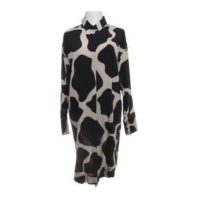 Skjortklänning (Svart, Beige) från DKNY Elastan, Polyester, Silke