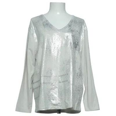 Topp (Beige, Silverfärgad) från Wica Bomull, Elastan