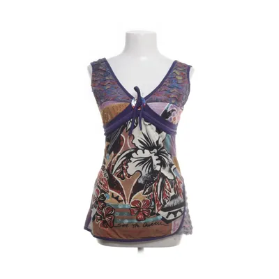 Tank Top (Purple, Multicolored) from Save the Queen Elastane, Nylon