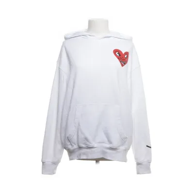 Hoodie (White) from Keith Haring Cotton, Polyester