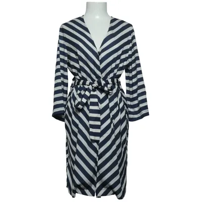 Wrap dress (Blue, Beige) from Tiffi