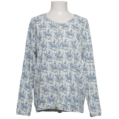 Cardigan (Blue, White) from Mana Cotton, Elastane, Polyester