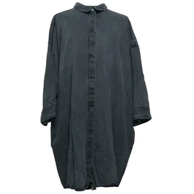Shirt dress (Gray) from Monki Lyocell