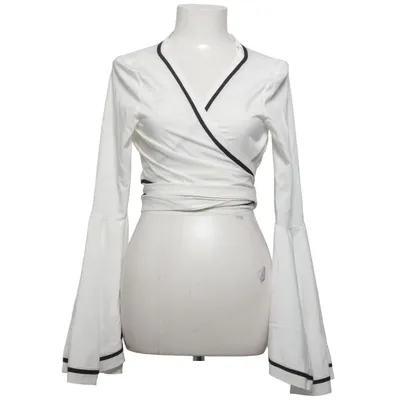 Wikkeltop (Wit, Zwart) van Boohoo Polyester