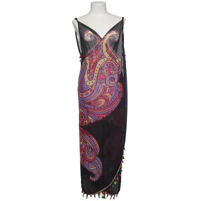 Beach dress (Black, Multicolored) Elastane, Polyester