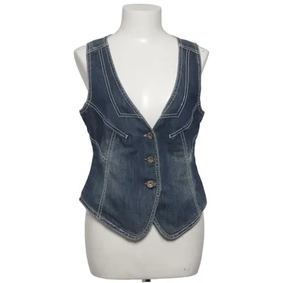 Gilet en jean (Bleu) de Kenny S. Coton, Élasthane, Polyester