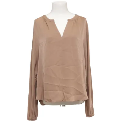 Blouse (Beige) van Ahlvar Gallery Elastaan, Zijde