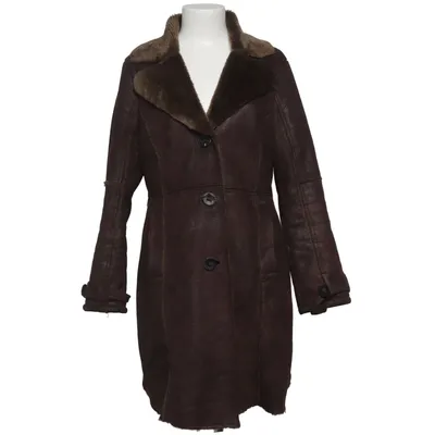 Shearlingjakke (Brun) fra Sara Kelly by Ellos Akryl, Polyester