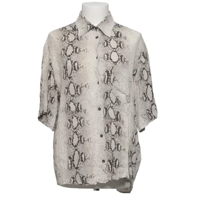 Short sleeve shirt (Beige) from Zara Woman Viscose