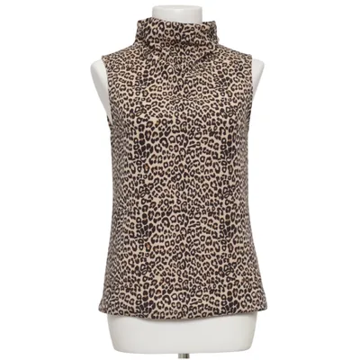 Top (Beige, Schwarz, Braun) von Christian Siriano Elasthan, Polyester