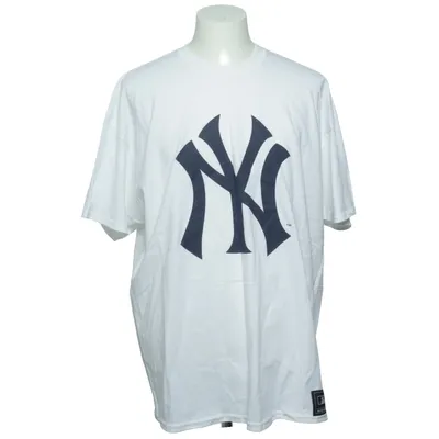 T-shirt (Blanc, Bleu) de Majestic Athletic Coton