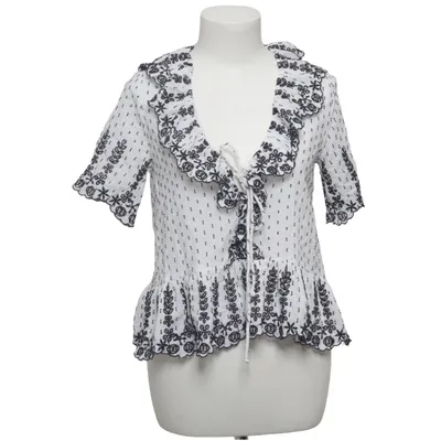 Top (White, Black) from Zara Cotton, Polyester