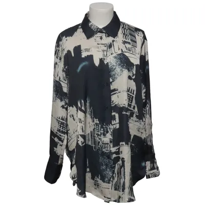 Blouse (Black, Multicolored) from H&M Modern Classic Polyester