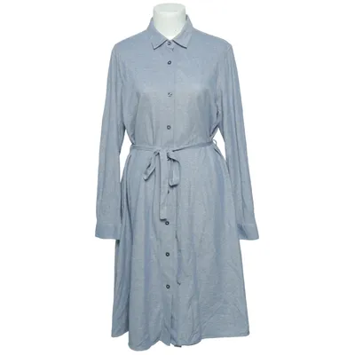 Skjortekjole (Blå) fra J.Harvest&Frost Bomuld, Linned, Genanvendt polyester
