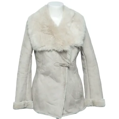 Shearling jacket (Beige) from Damo Acrylic, Polyester
