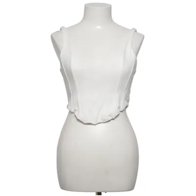 Crop top (Blanc) de H&M x Brock Collection Coton