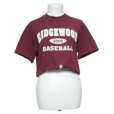 T-shirt (Rød) fra Jerzees Bomuld, Polyester