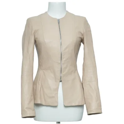 Lederjacke (Beige) von Zara Woman