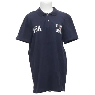 Polo (Bleu) de Champs Supply U.S.A. Coton