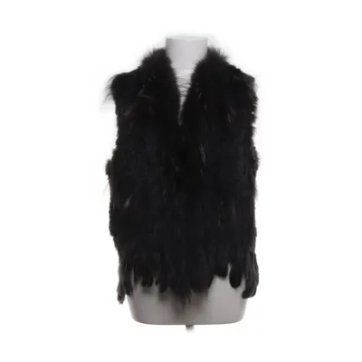 Pälsväst (Grå) från Oakwood Bomull, Kaninpäls