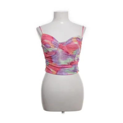 Crop Top (Lila, Pink, Grün, Orange) von Vera & Lucy Elasthan, Polyester