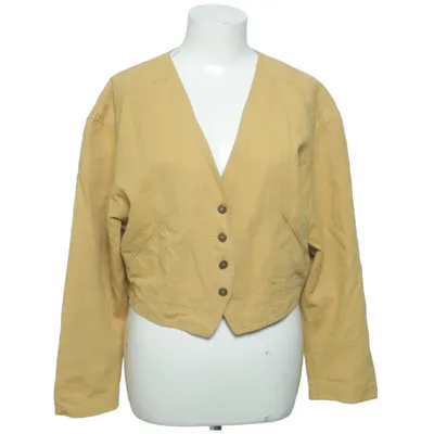 Veste (Jaune) de PTA Acétate, Coton, Lin
