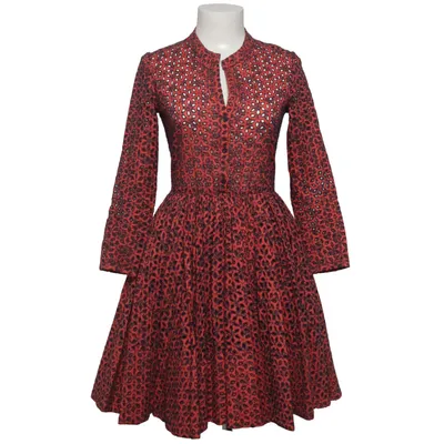 Dress (Red, Blue, Multicolored) from Maje Cotton