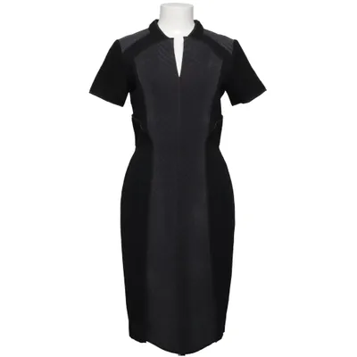 Jurk (Zwart, Grijs) van Sportmax Zijde, Viscose, Wol