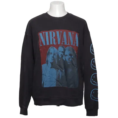 Collegetröja (Grå, Blå, Röd) från Nirvana Bomull