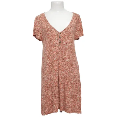Robe (Marron, Blanc) de Pull & Bear Élasthane, Viscose