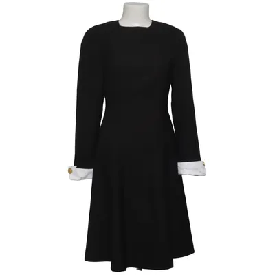 Dress (Black) from Boutique Acetate, Polyester, Wool