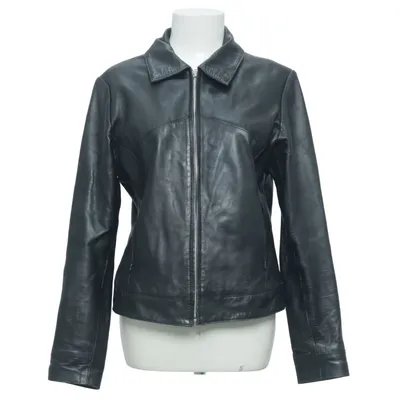 Veste en cuir (Noir) de Saki