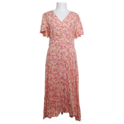 Maxi jurk (Roze, Meerkleurig) van YAS Viscose, Katoen