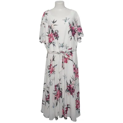 Robe (Blanc, Multicolore) de Evans Élasthane, Polyester, Viscose