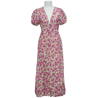 Maxikjole (Gul, Pink, Flerfarvet) fra Zara Viscose
