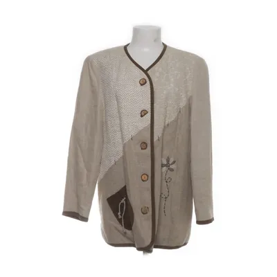 Jacka (Beige, Brun) från Meico Bomull, Linne, Polyester