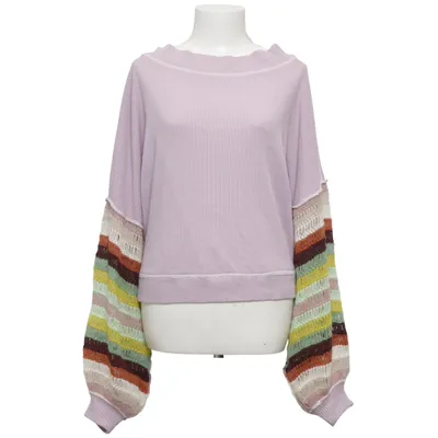 Trui (Lila, Meerkleurig) van Free People