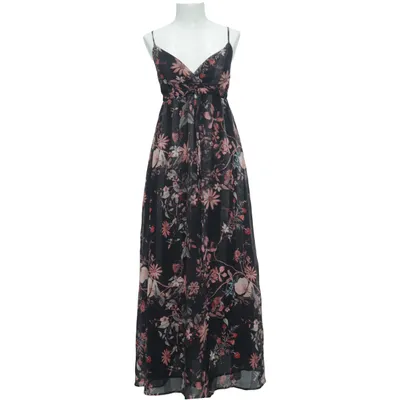 Maxikjole (Sort, Pink, Flerfarvet) fra Magasin Polyester