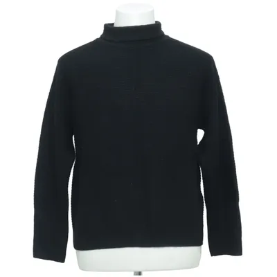 Rollkragenpullover (Schwarz) von Folk Wolle