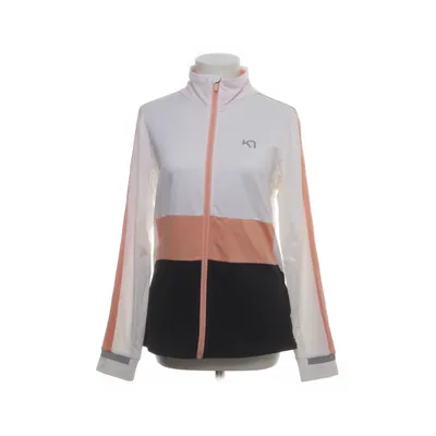 Träningsjacka (Vit, Svart, Orange) från Kari Traa Elastan, Polyester