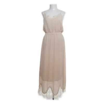 Maxi dress (Beige) from School Rag Polyester, Viscose