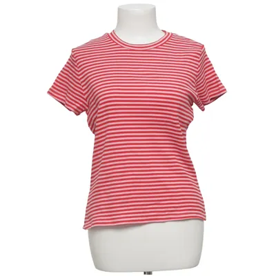 T-shirt (Pink, White) from Monki Cotton, Elastane