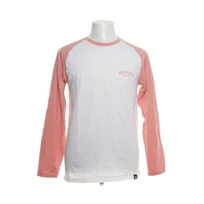 Langærmet t-shirt (Hvid, Pink) fra Dickies Bomuld