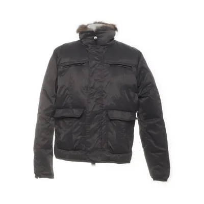 Down jacket (Gray) from Victory Down, Feather, Polyamide, Polyester, Rabbit fur