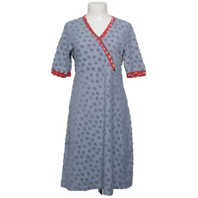 Klänning (Blå, Röd) från Blutsgeschwister Bomull, Elastan, Modal, Polyester