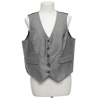 Kostuumgilet (Grijs) van Joy Linnen, Polyester, Viscose