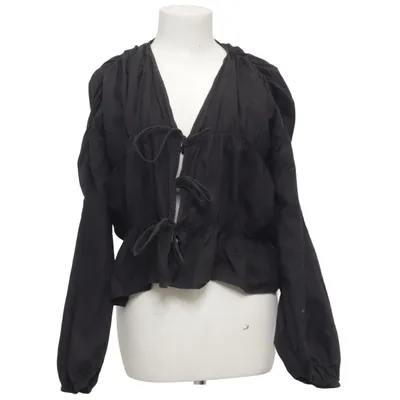 Blouse (Noir) de Gina Tricot Coton biologique