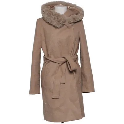 Frakke (Beige) fra Sanne Alexandra Akryl, Polyester, Uld