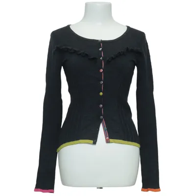 Cardigan (Zwart) van Eva & Claudi Kasjmier, Polyamide, Zijde, Wol